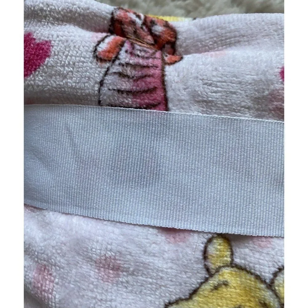 2 Pack Disney Winnie The Pooh Piglet Valentines Hearts Bath Hand Towels 16 X 26”